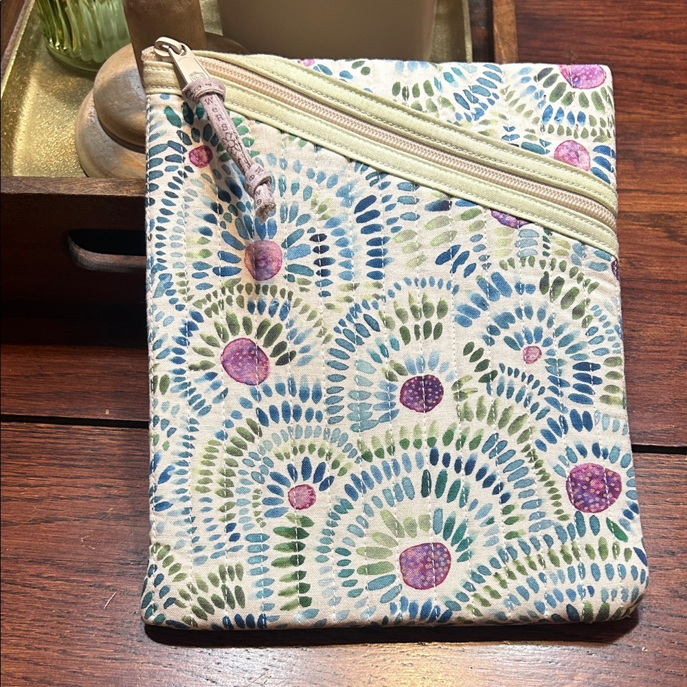 Quilted Patterned Tech Pouch